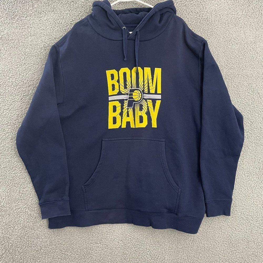 Fanatics Navy and Yellow Boom Baby Hoodie